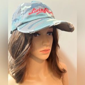 NWOT Living Rich Cargo Cap Adjustable strap